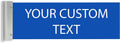 ALPHA DOG SIGNS Custom Projecting Hallway Nameplate, Personalized 2-Line Text