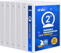 3 Ring Binder 2 Inch, ViVin Sturdy 2"-Round Ring Binder by ViVin