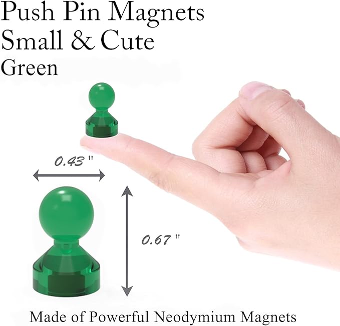 MHDMAG Magnetic Push Pins Powerful Push Pin Magnets - Image 2