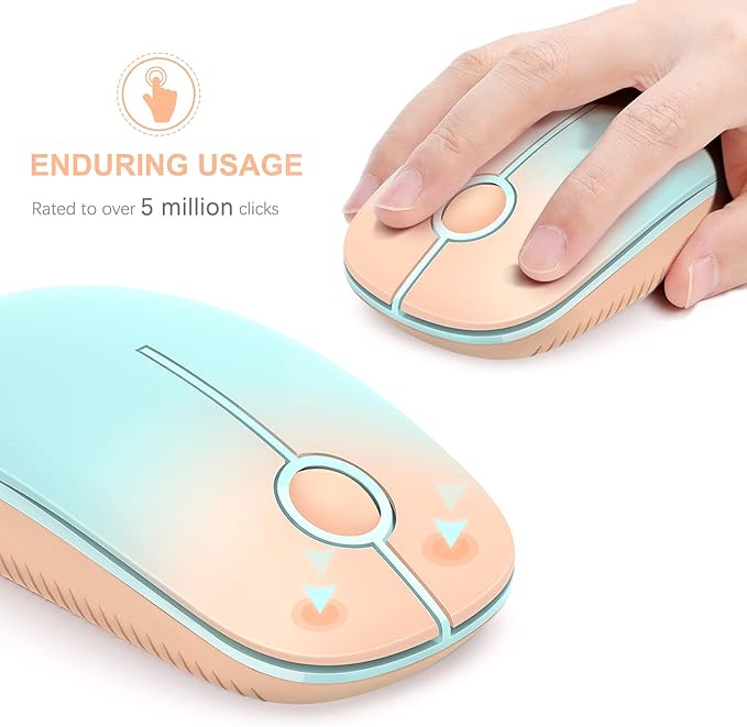 VssoPlor Wireless Mouse, 2.4G Slim Portable Computer Mice - Image 3