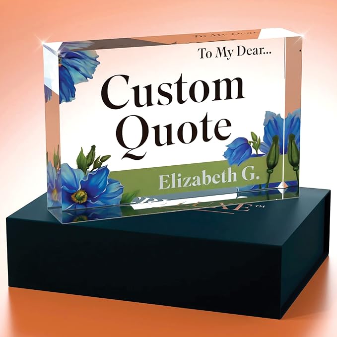 Custom Acrylic Sign Personalized, Custom Desk Name Plate, 18 Styles, - Image 4
