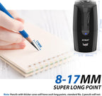 afmat ps29 rechargeable long point pencil sharpener for shown in use