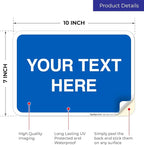Personalized Custom Blue Background Customize - Image 2
