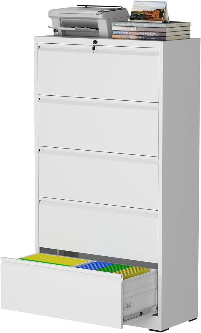 mysteeldepot 5 Drawer Lateral File Cabinet by Unknown