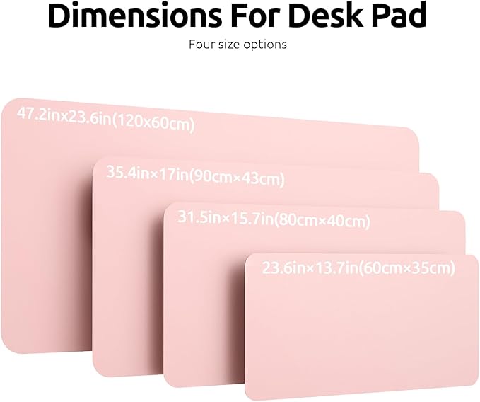 YSAGi Leather Desk Protector, Office Mat, Large Mouse Mat, Non-Slip PU Leather - Image 8