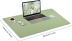 Light Green Desk Mat with Stitched Edges, Large Mouse Pad, Non-Slip Desk - Image 3