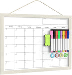 Calendar Whiteboard for Wall, 17x13 Inches Dry Erase Calendar for Wall by Tankee