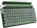 Adventurers Retro Typewriter-Style Mechanical Keyboard, 83 Keys, 75% Compact by Unknown