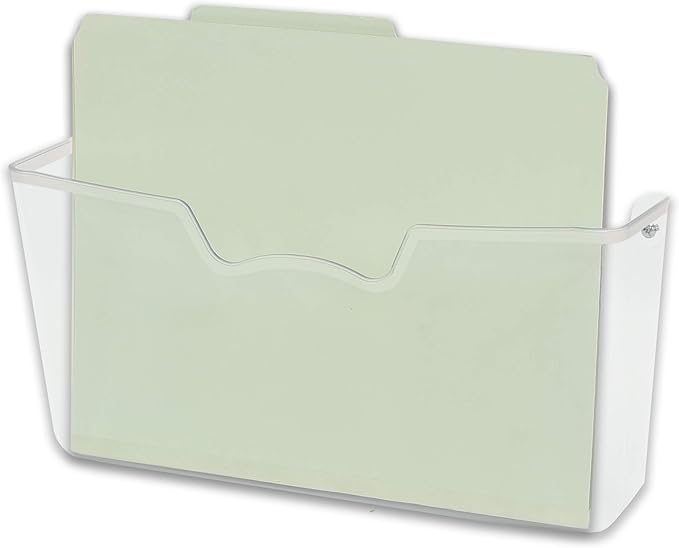 Simple Houseware Clear Wall Mount Pocket Document Organizer - Image 2