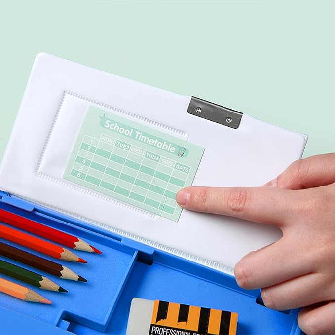 Ristpal Pop Up Multifunction Pencil Case, Cute Cartoon Pen Box Organizer - Image 3