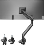 monTEK Single Monitor Arm, Mechanical Spring Monitor Arm by monTEK