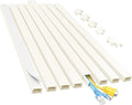 Yecaye Cord Hider, 113in Medium Cord Covers by Yecaye