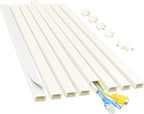 Yecaye Cord Hider, 113in Medium Cord Covers by Yecaye