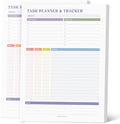 Task Planner & Tracker 8.5 x 11 Tear-Off 70 Sheet Planner Pad – Project by Emblissom