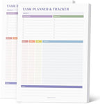 Task Planner & Tracker 8.5 x 11 Tear-Off 70 Sheet Planner Pad – Project by Emblissom