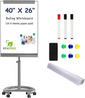 TSJ OFFICE Rolling Whiteboard Standing by TSJOFFICE