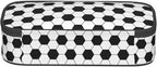 Soccer Texture Pencil Case Big Capacity Storage Pencil Pouch Stationery Bags - Image 4