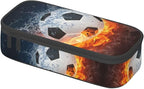 HKHEHOP Soccer Ball Cool Sport Pencil Case Big Capacity Storage Pencil Pouch - Image 3