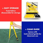 Helix - Magnetic Classroom Whiteboard Geometry 4 Piece Set - Compass - 2 - Image 7