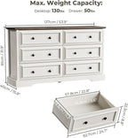 VVFLU Farmhouse 6 Drawer Dresser - Image 2