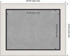 Amanti Art Silver Framed Magnetic Board 24x30 Medium Vision Board - Image 2