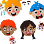 Children's Felt Expression Face DIY Activity Toy, Children's Social Emotional by WOBOX
