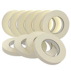 SWRT Masking Tape 0.75 inch x 55 Yards x 10 Rolls, Adhesive Painting Tape Bulk by SWRT