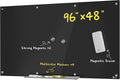 TOWON 8 x 4ft Glass Whiteboard Wall, Big Glass Dry Erase Board by TOWON