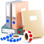 PARLAIM 2 Rolls 2000PCS 3/4" Round Circle Color-Code Dot Stickers, 2 Color - Image 4