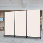 CHOSENM Room Divider, 3 Panel Folding Privacy Screens - Image 6