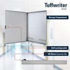 Saunders Metal Clipboard with Storage, Letter Size Paper Organizer, Slim Steel - Image 3
