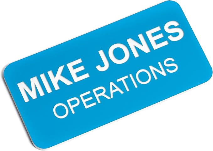 Custom Engraved Name Tag Badges – Personalized Identification by ProvidenceEngraving
