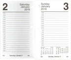 AT-A-GLANCE Daily Desk Calendar 2016 Refill, 12 Months, January – December, 3.5 x 6 Inch Page Size (E71750)