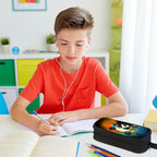 HiGaits Pencil Case for Boys, Durable Pen Box Panda - Image 4