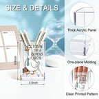 QYUVK Today I'm A Serious Goose Acrylic Cosmetic Pencil Holder Cup, Funny Silly - Image 2