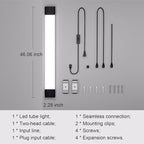 Modlicht Plug in Light 4FT 5000K Linkable LED Tube Shop Closet Under-Cabinet - Image 7