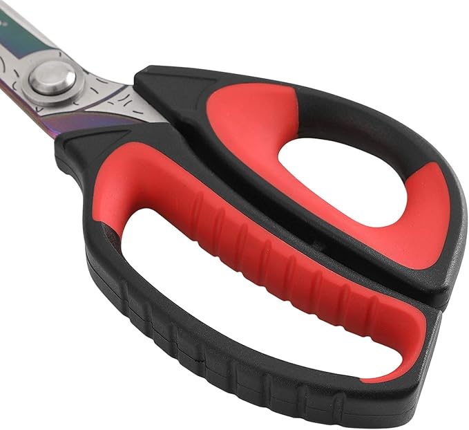 LIVINGO 10" Multipurpose Heavy Duty Scissors, Premium Titanium Coating Forged - Image 4