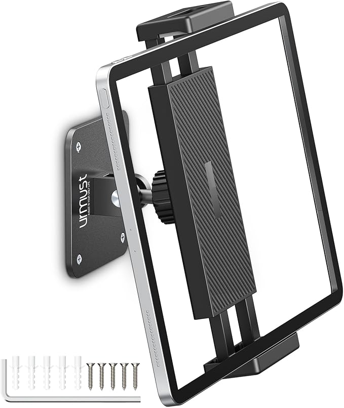 Urmust Universal Tablet Wall Mount Holder, 360° Adjustable, by Urmust