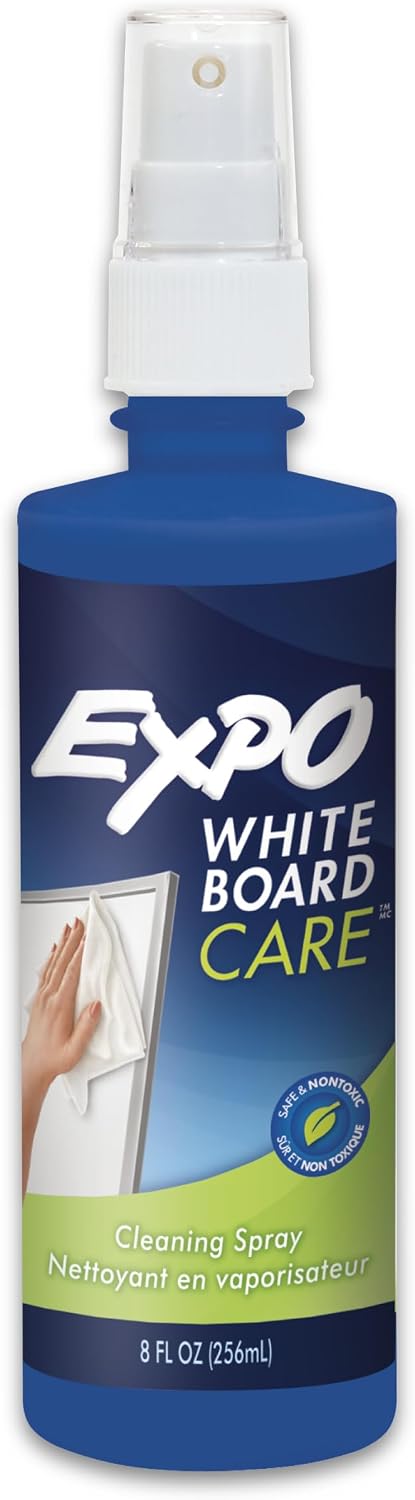 EXPO Dry Erase Whiteboard Cleaning Spray, 8 oz. (Pack of 12)