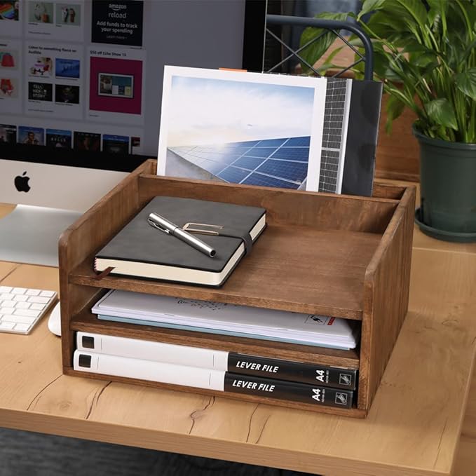 DDYURI Desk Organizer for File Folder Storage - Image 3