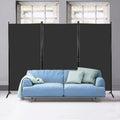 MAYOLIAH Partition Room Dividers 3 Panel Folding Privacy Screens 6 Ft Tall