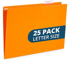 Blue Summit Supplies Hanging File Folders, 25 Reinforced Hang Folders, Designed by BlueSummitSupplies