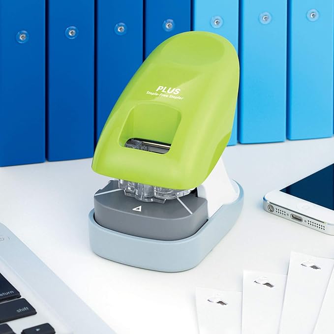 Plus Paper Clinch Desktop Staple-Free Stapler - Image 6