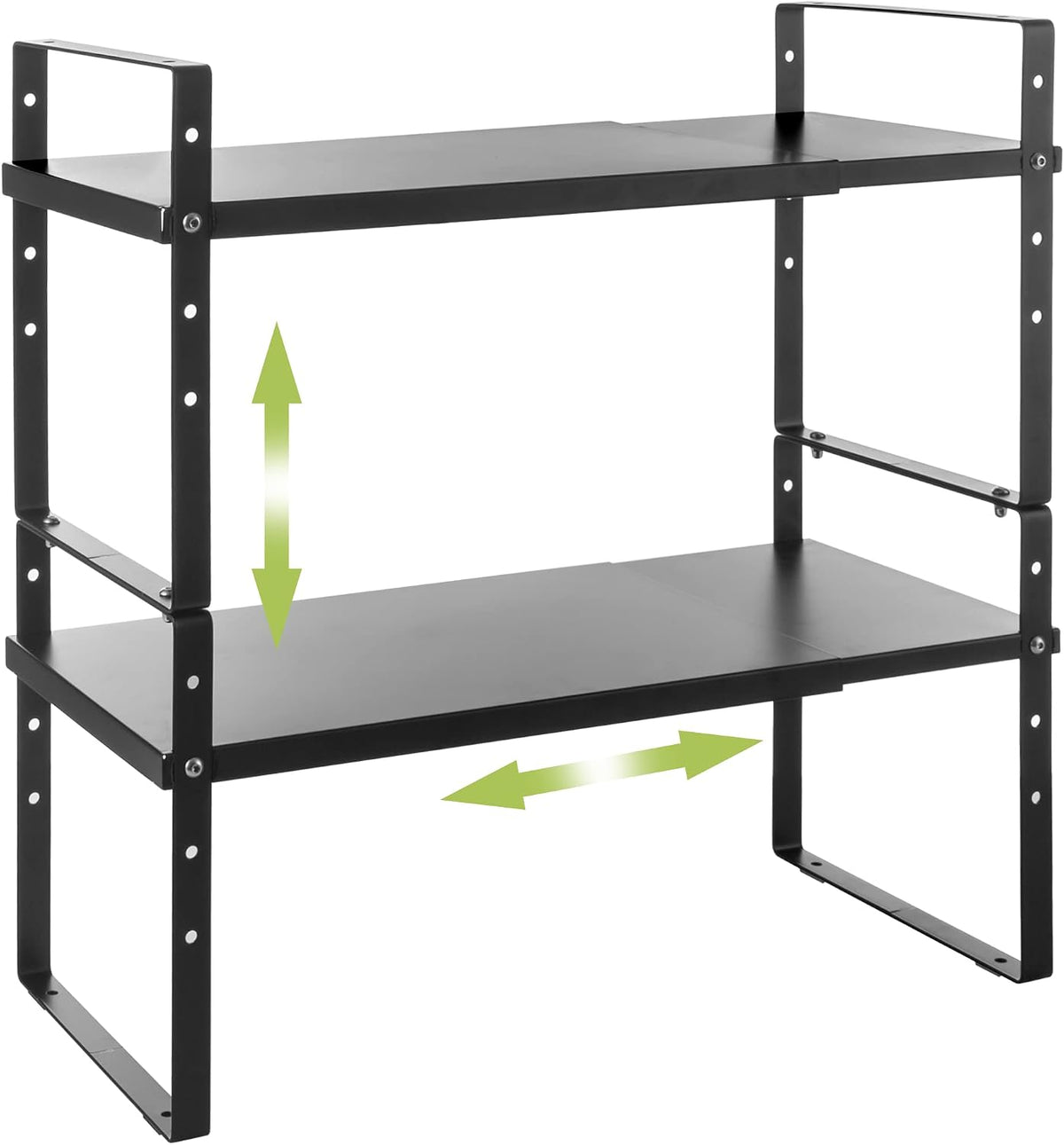 Across-Star Expandable Cabinet Shelf Organizer Rack, Stackable Kitchen Counte...