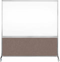 DivideWrite Mobile Whiteboard | Double Sided Dry Erase Board | Portable Office by VERSARE