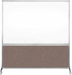 DivideWrite Mobile Whiteboard | Double Sided Dry Erase Board | Portable Office by VERSARE