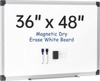 VUSIGN Magnetic Whiteboard 48" x 36", Large Dry Erase Board by VUSIGN