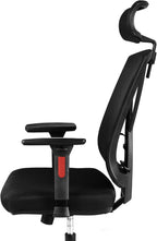 Frassie Height Adjustable Gaming Chair Armrest Pair Boss Chair Arms Set Replacement (Red)