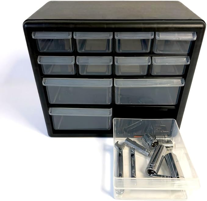 Homak 12-Drawer Parts Organizer, HA01012001 - Image 6