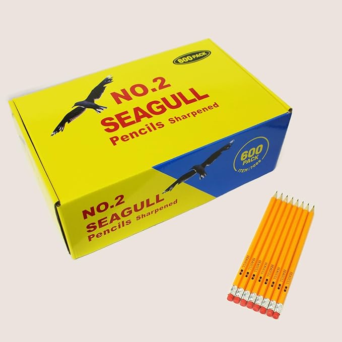 Seagull 600 Count Bulk Pack Pencils Pre-sharpened - Image 3